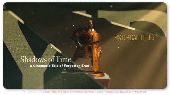 Vintage Historical Cinematic Titles Titles template preview