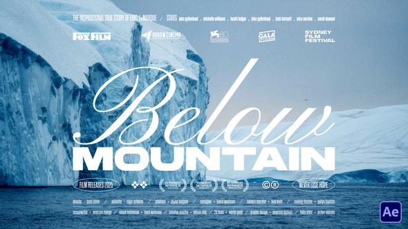 Motion Cinematic Titles Titles template preview