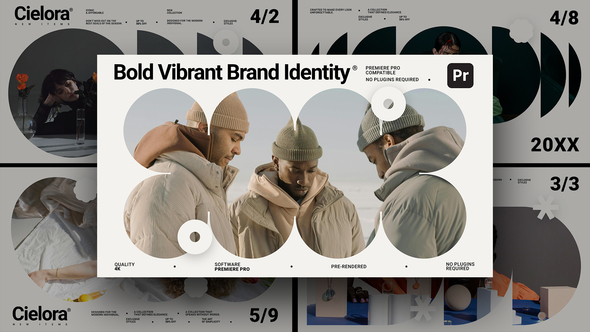 Bold Vibrant Brand Identity for Premiere Pro Premiere Pro template preview