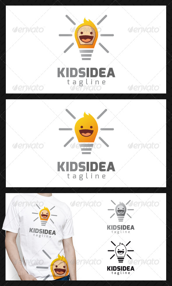 Kid Idea Logo Template - Humans Logo Templates