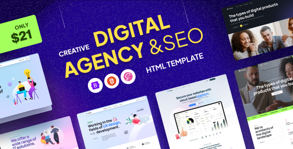 Tryesy - Creative Digital Agency HTML Template