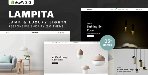 Lampita – Lamp & Luxury Lights Responsive Shopify 2.0 Theme