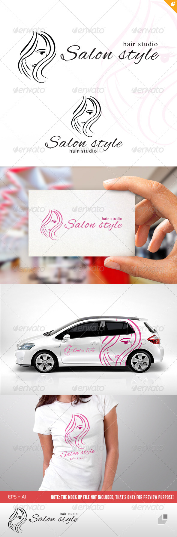 Salon Style Logo - Humans Logo Templates