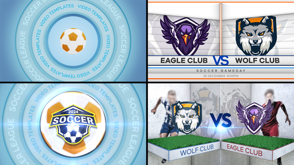 Soccer VS 2 Logo Stings template preview