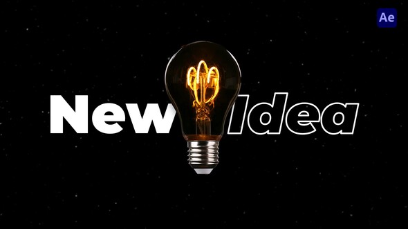 Typography Text Animation | AE Titles template preview