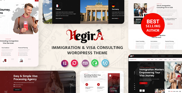 Hegira - Immigration & Visa Consulting WordPress Theme