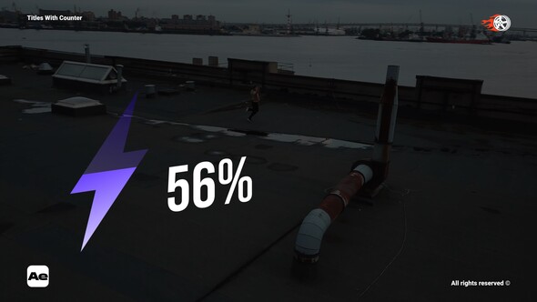 Titles With Counter Titles template preview