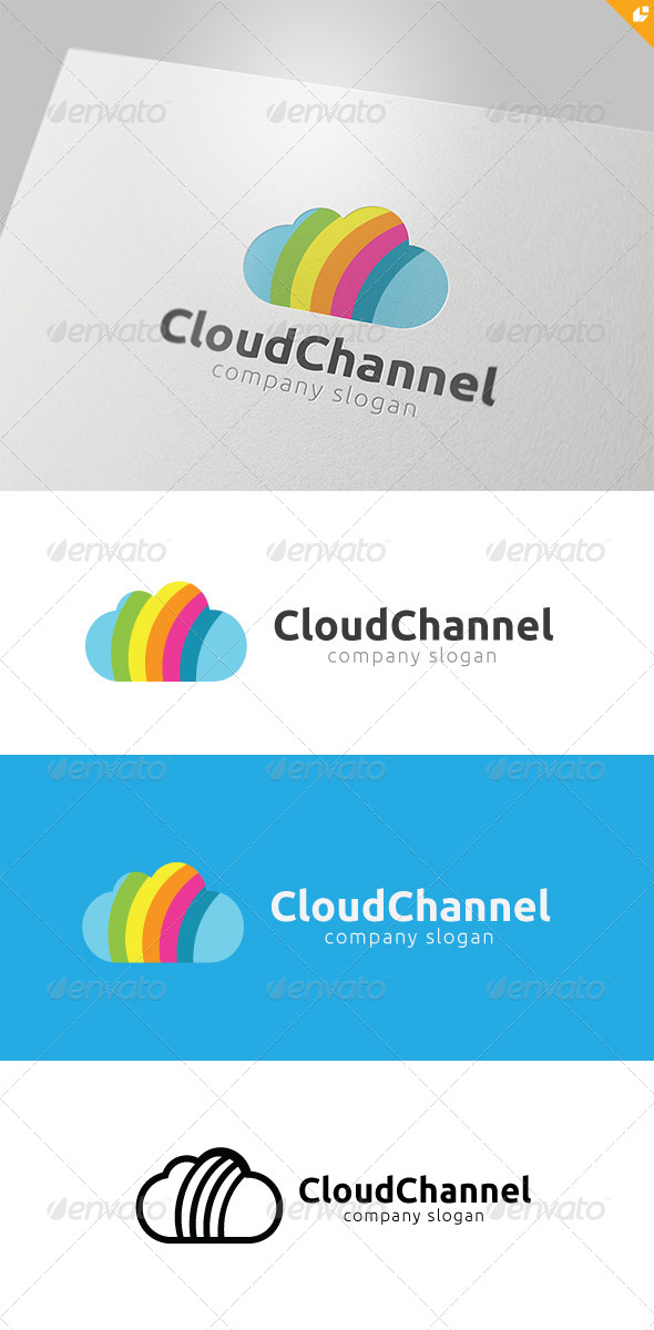 Cloud Channel Logo - Nature Logo Templates