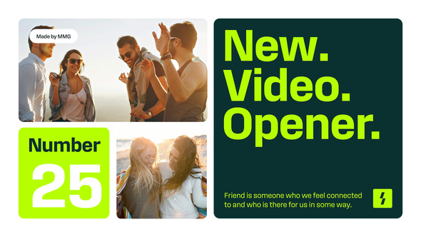 Multi Frame Intro Premiere Pro template preview