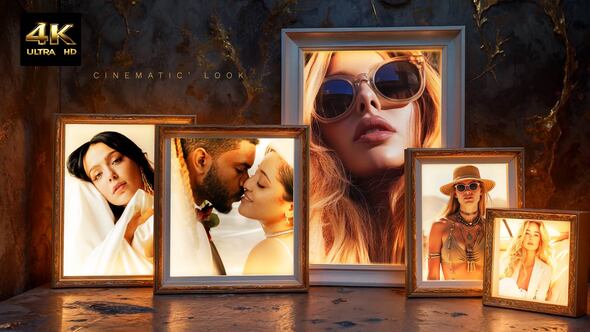 The Timeless Frames Video Displays template preview