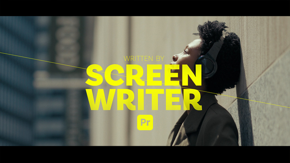 The Line Opening Titles for Premiere Pro Premiere Pro template preview