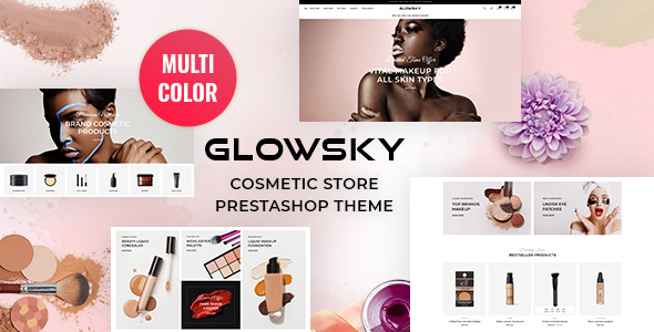 Glowsky – Beauty Cosmetics Shop Prestashop Theme