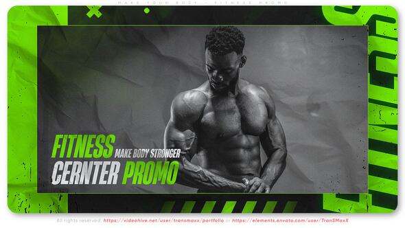 Make Your Body - Fitness Promo Openers template preview