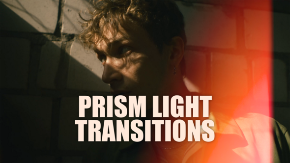 Prism Light Transitions Premiere Pro template preview