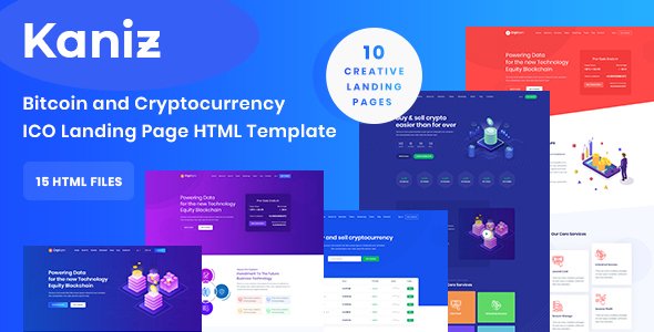 Kaniz - Bitcoin & Cryptocurrency HTML Template