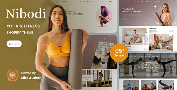 Nibodi – Yoga & Fitness Shopify 2.0 Theme