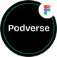 Podverse - Radio Station & Podcaster Figma Template - ThemeForest Item for Sale