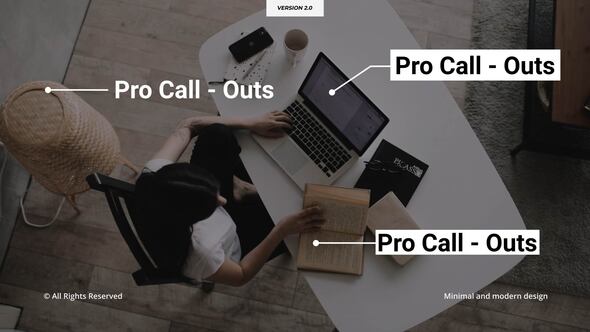 Call - Outs 2.0 | AE Titles template preview