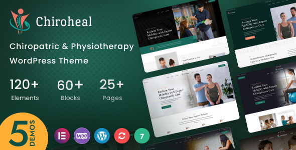 ChiroHeal - Chiropractor & Physiotherapy Wellness WordPress Theme