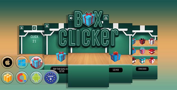 Box Clicker Game Template