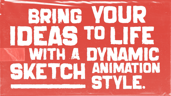 Sketch Effect Hand-Drawn Style Elements template preview