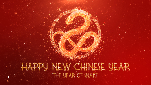 Chinese New Year 2025 | Year of the Snake Openers template preview