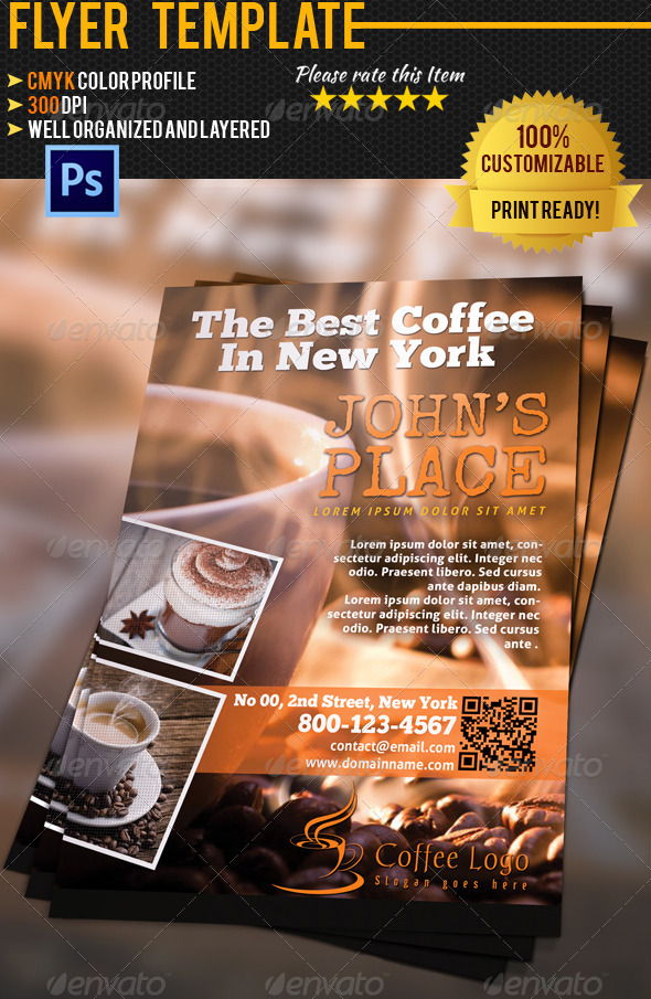 Coffe Shop Flyer - Restaurant Flyers