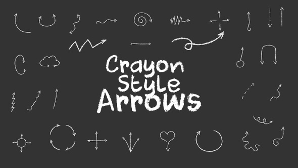 Crayon Style Arrows