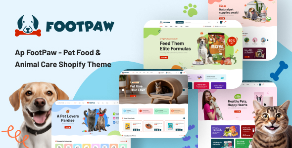 Ap FootPaw – Pet Food & Animal Care Shopify Theme