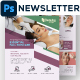 Fall Skincare Newsletter PSD Template 