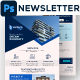 Properties Agency Newsletter PSD Template 