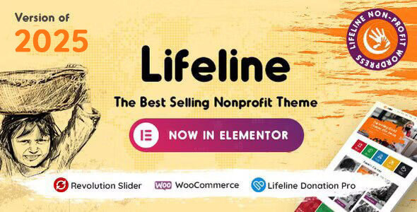 Lifeline - 2025 NGO and Charity WordPress Theme