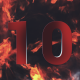 Fire Countdown Logo Opener // Powerful Countdown - VideoHive Item for Sale
