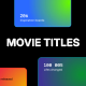 Movie Titles - VideoHive Item for Sale