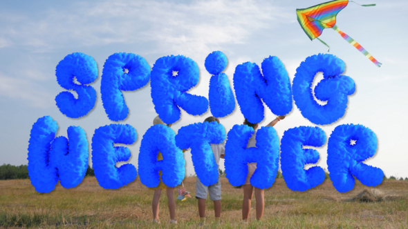 Dark Blue Textured Neon Typography Elements template preview