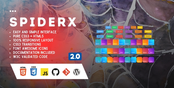 Download spiderx A Modern CSS3 Buttons Collection