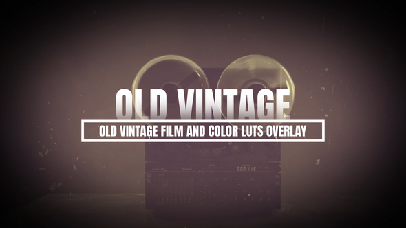 Old Vintage Film and Color Luts Overlay Elements template preview