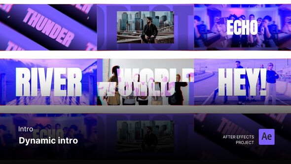 Intro/Opening - Dynamic Intro After Effects Project Files Openers template preview
