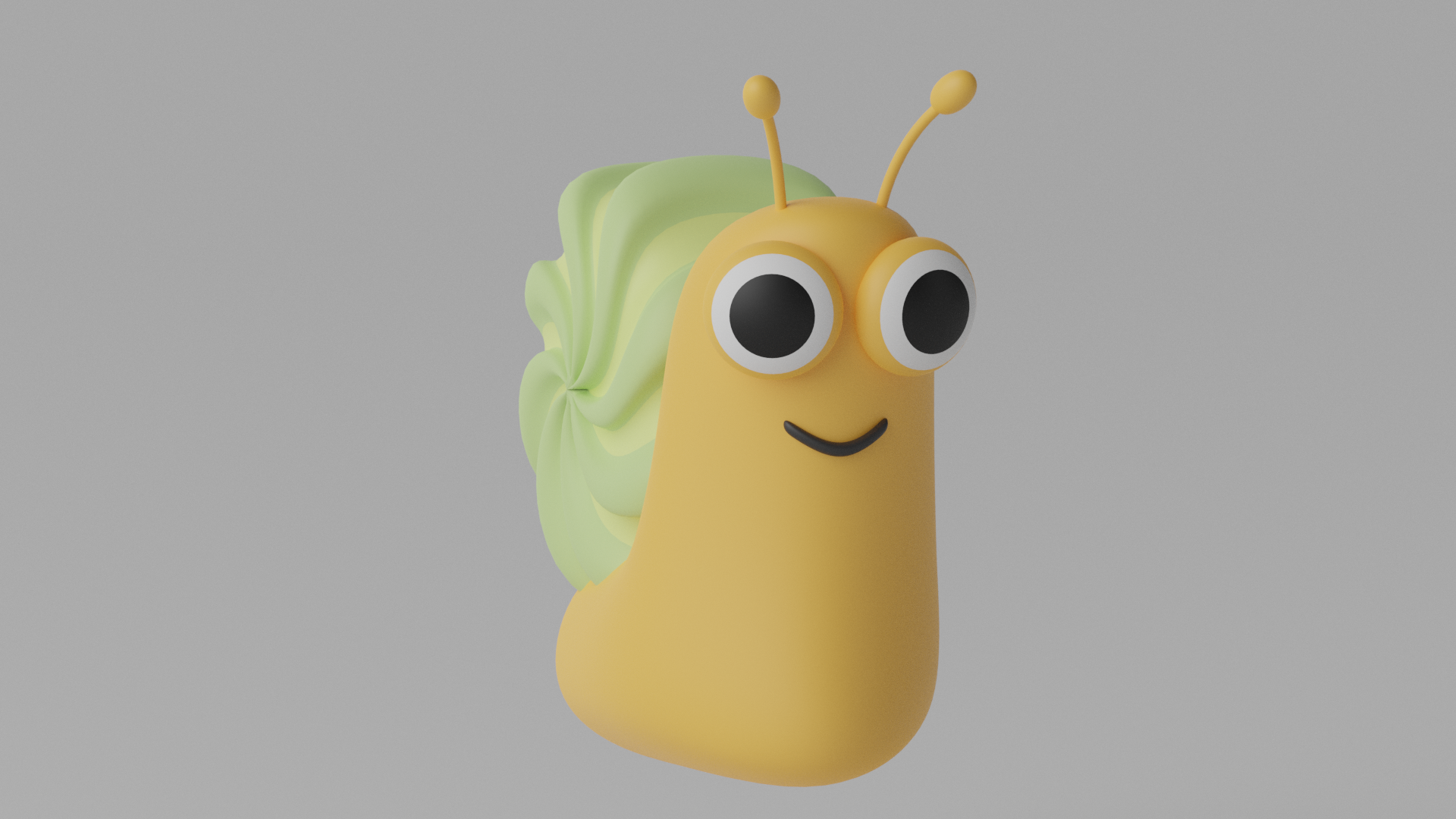 Cartoon Snail 3D model by PhilipStorm 3DOcean - Main Image