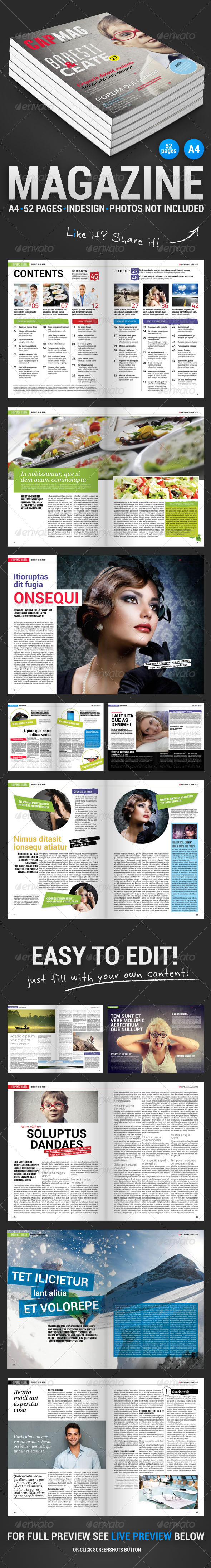 CapMag 52 Pages Magazine - Magazines Print Templates