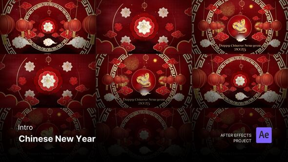Intro/Opening - Chinese New Year After Effects Project Files Openers template preview
