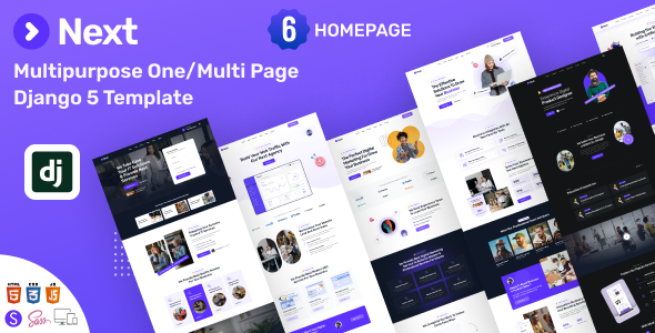 Next - Multipurpose Django 5 Template