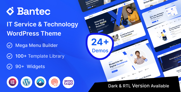 Bantec - IT Service & Technology WordPress Theme