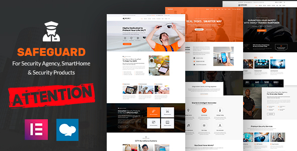 Safeguard - Security & Guard WordPress Theme