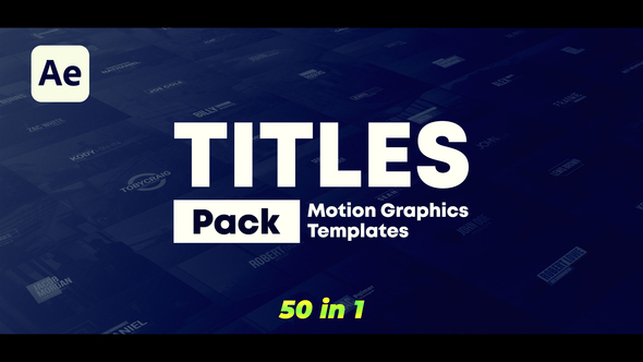 Motion Titles Titles template preview
