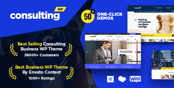 Consulting - Business, Finance WordPress Theme