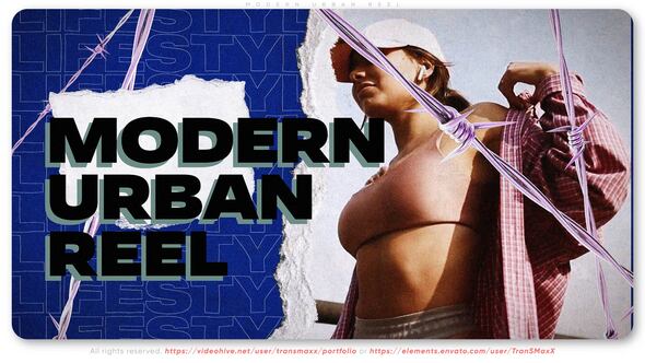 Modern Urban Reel Openers template preview