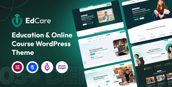 EdCare – Education & Online Course WordPress Theme