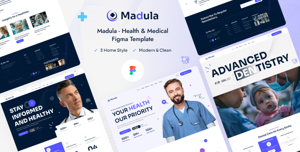 Madula - Health & Medical Figma Template