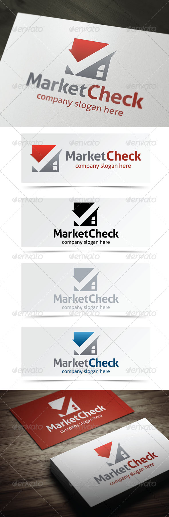 Market Check - Buildings Logo Templates